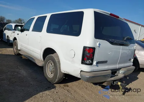 2000 Ford Excursion Limited из США, поврежденный, VIN 1FMNU42L6YEA90614